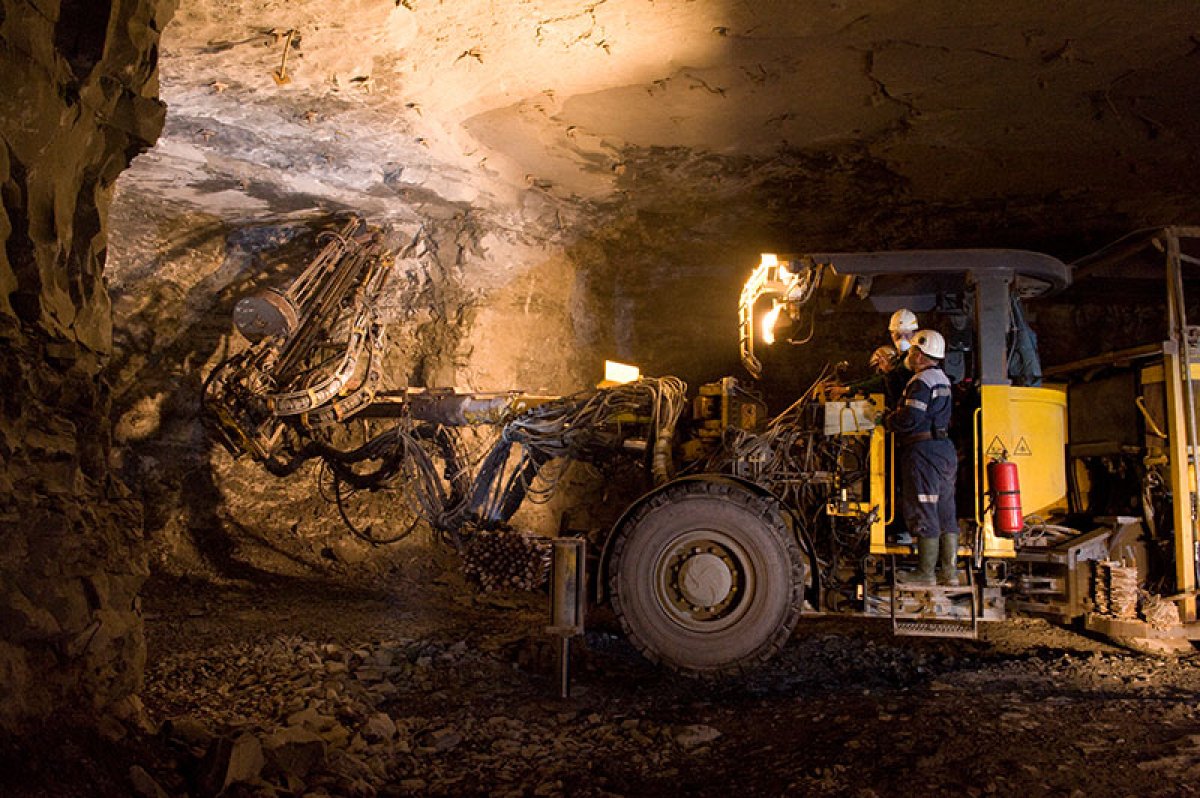 Закрытый (подземный) способ добычи медной руды