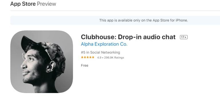 app Store Clubhouse
